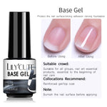 LILYCUTE 7ml Gel Nail Polish  For Nails Semi Permanent Soak Off Gel UV LED Varnishes Base Top Matte Coat Gel Polish Nail Art Gel