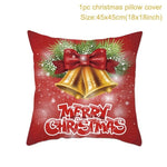 Santa pillowcase Happy New Year 2022 Xmas Gifts 2021 Christmas Decor For Home Merry Christmas Ornament Navidad Natal Xmas Gifts