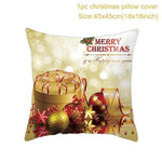 Santa pillowcase Happy New Year 2022 Xmas Gifts 2021 Christmas Decor For Home Merry Christmas Ornament Navidad Natal Xmas Gifts