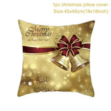 Santa pillowcase Happy New Year 2022 Xmas Gifts 2021 Christmas Decor For Home Merry Christmas Ornament Navidad Natal Xmas Gifts