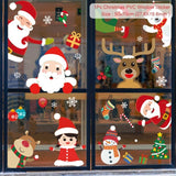 Christmas Wall Window Stickers Marry Christmas Decoration For Home 2021 Christmas Ornaments Xmas Navidad Gift New Year 2022