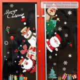 Christmas Wall Window Stickers Marry Christmas Decoration For Home 2021 Christmas Ornaments Xmas Navidad Gift New Year 2022